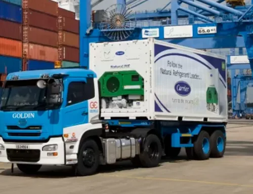 Application of industrial label