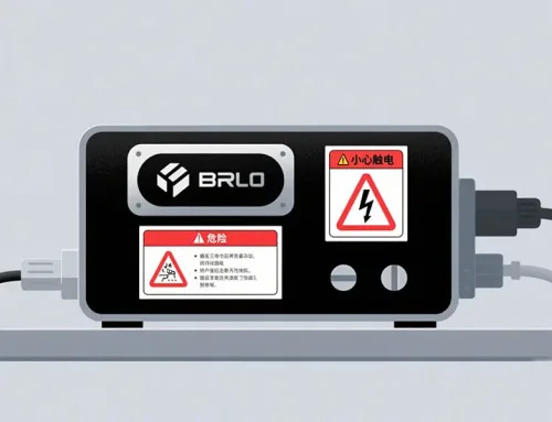 Application of industrial label